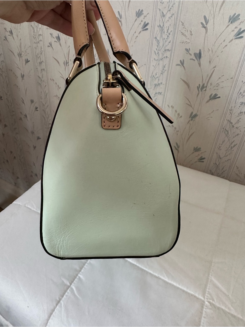 Kate Spade Mint Green Leather Satchel - Picture 7 of 16